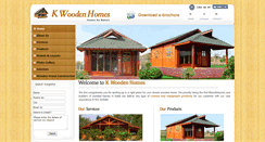 Desktop Screenshot of kwoodenhomes.com